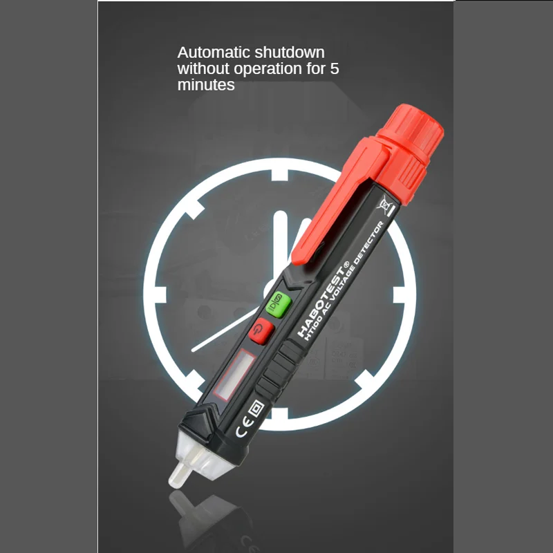 Habotest - Non-Contact Voltage Measurement Smartpen, HT100E, Alarm, DC, Tester, Sensor
