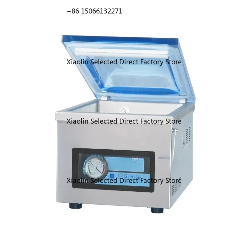 

HVC-260T/1A Automatic Electric Food Meat Heat Packing Kitchen Single Chamber Nylon Bag Sealing Sealer Vacuum Machine