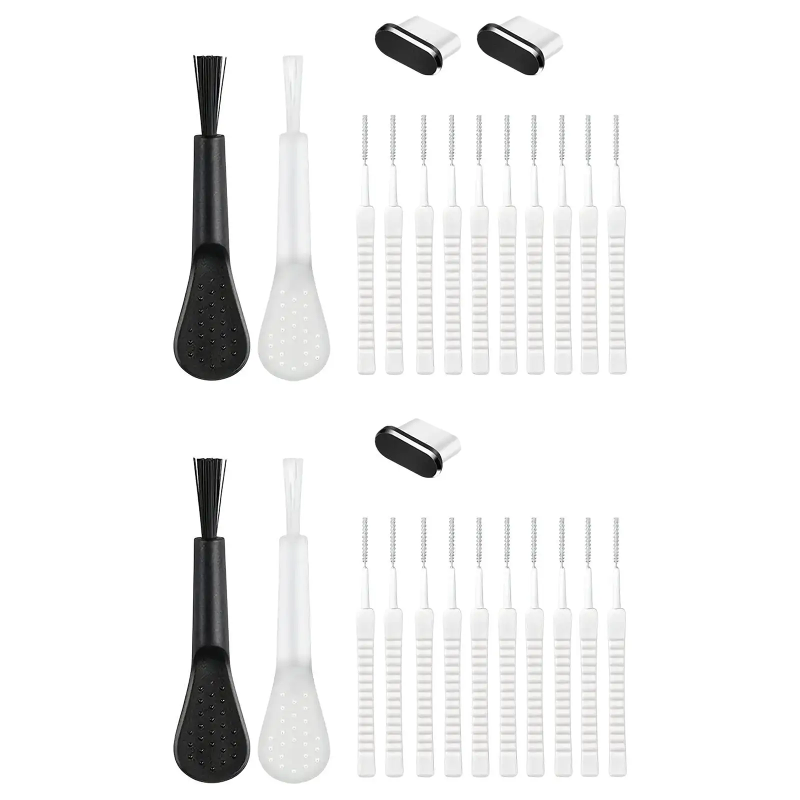 Kit di strumenti per la pulizia della porta di ricarica del telefono Copertura antipolvere Smartphone Protezione comoda della porta compatta multifunzionale per 15 16