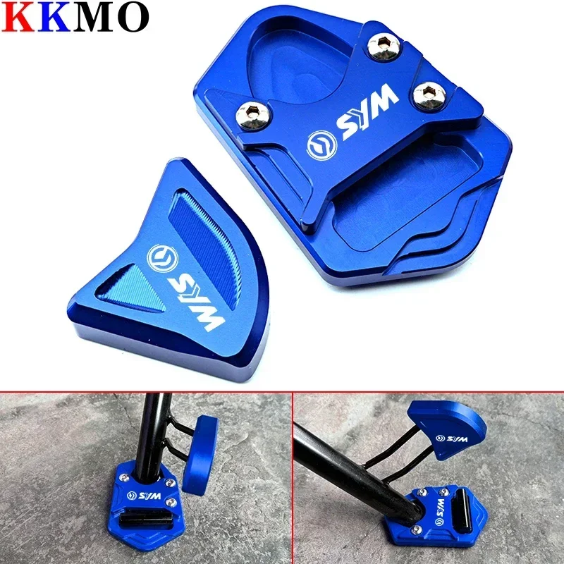 For SYM Cruisym 300 Joymax Z F Z300 F300 GTS300i Accessories Motorcycle Side Stand Enlarge & Support Kickstand Column Auxiliary