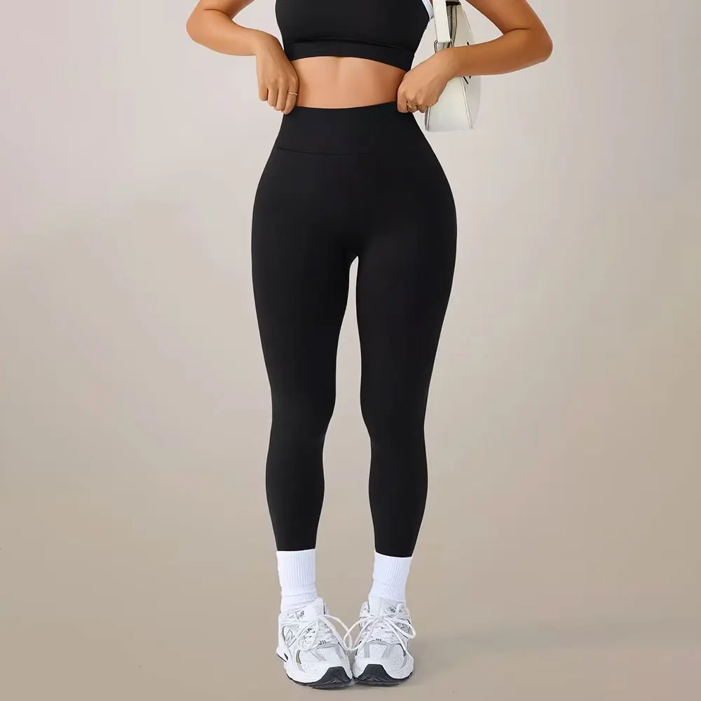 Women's Sports Fitness Yoga Pants High Waist Tummy Control Tight Base Layer Legging Stretchy Training Wear All Season Outer Wear