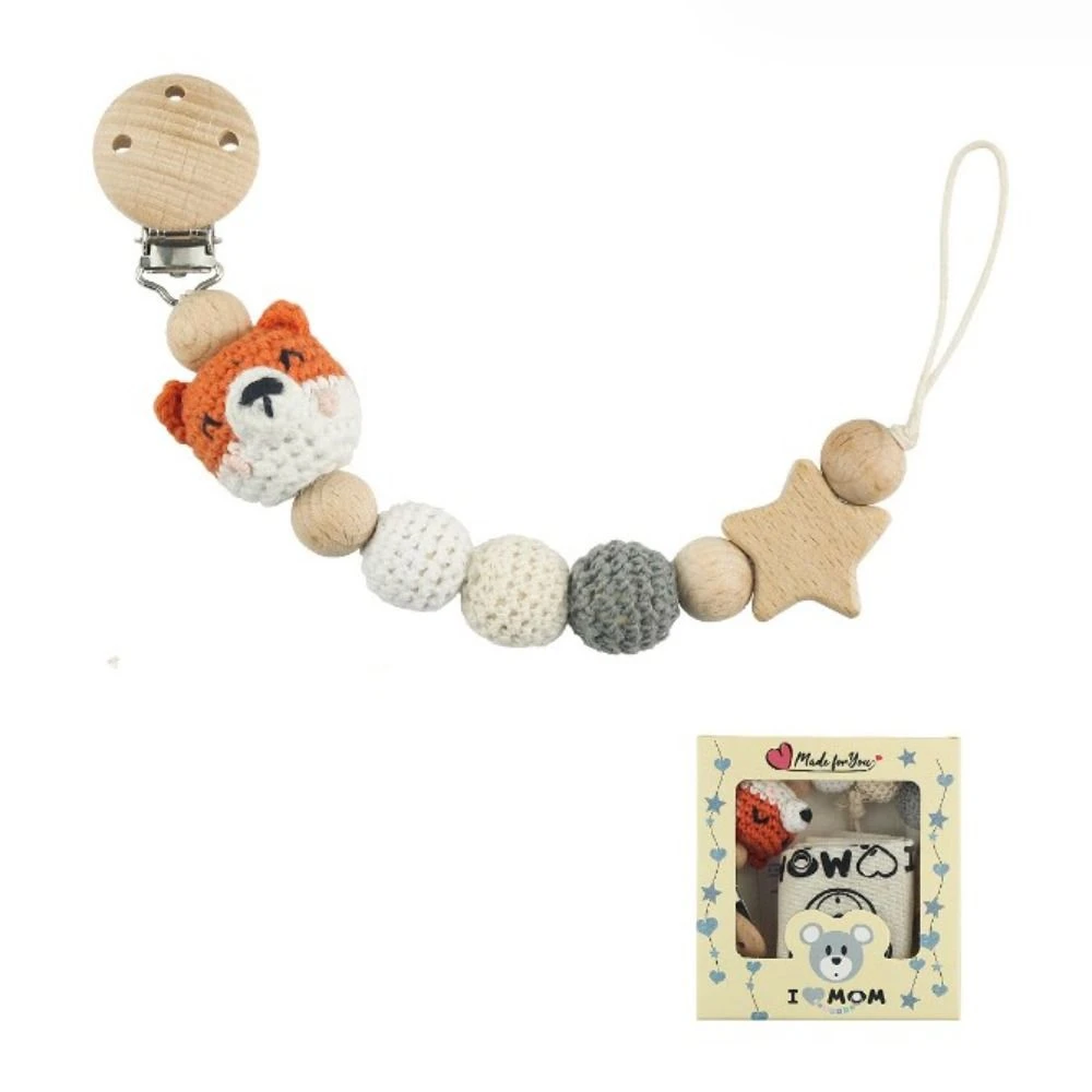 

Nipple Holder Clips Children Baby Teether Toys Straps Pacifier Holder Clips Crochet Animal Pacifier Clips Baby Pacifier Chain