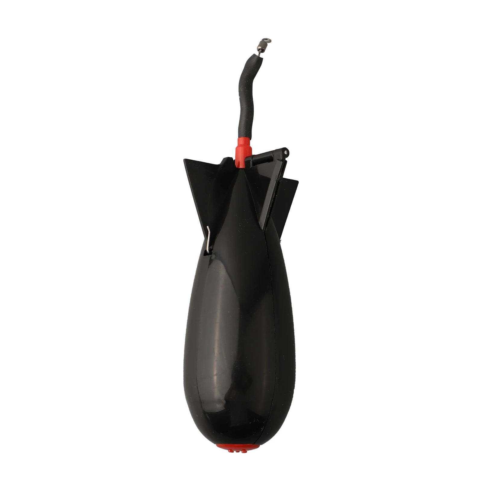 Black PP Carp Fishing Rocket Feeder Spod Float Lure Bait Holder For Long Range Casting Accurate Delivery Terminal Tackle