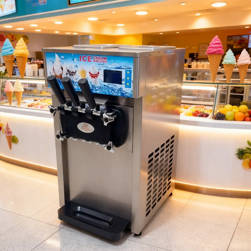 Most Popular Ice Cream Machine Desktop Soft Ice Cream Makers Factory Price Yogurt Ice Cream Machine