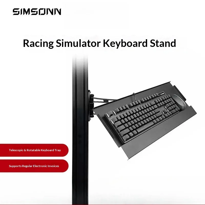 simsonn-rotatable-keyboard-mouse-tray-wall-mount-extendable-adjustable-bracket-for-sim-racing-rig-simulator-accessories