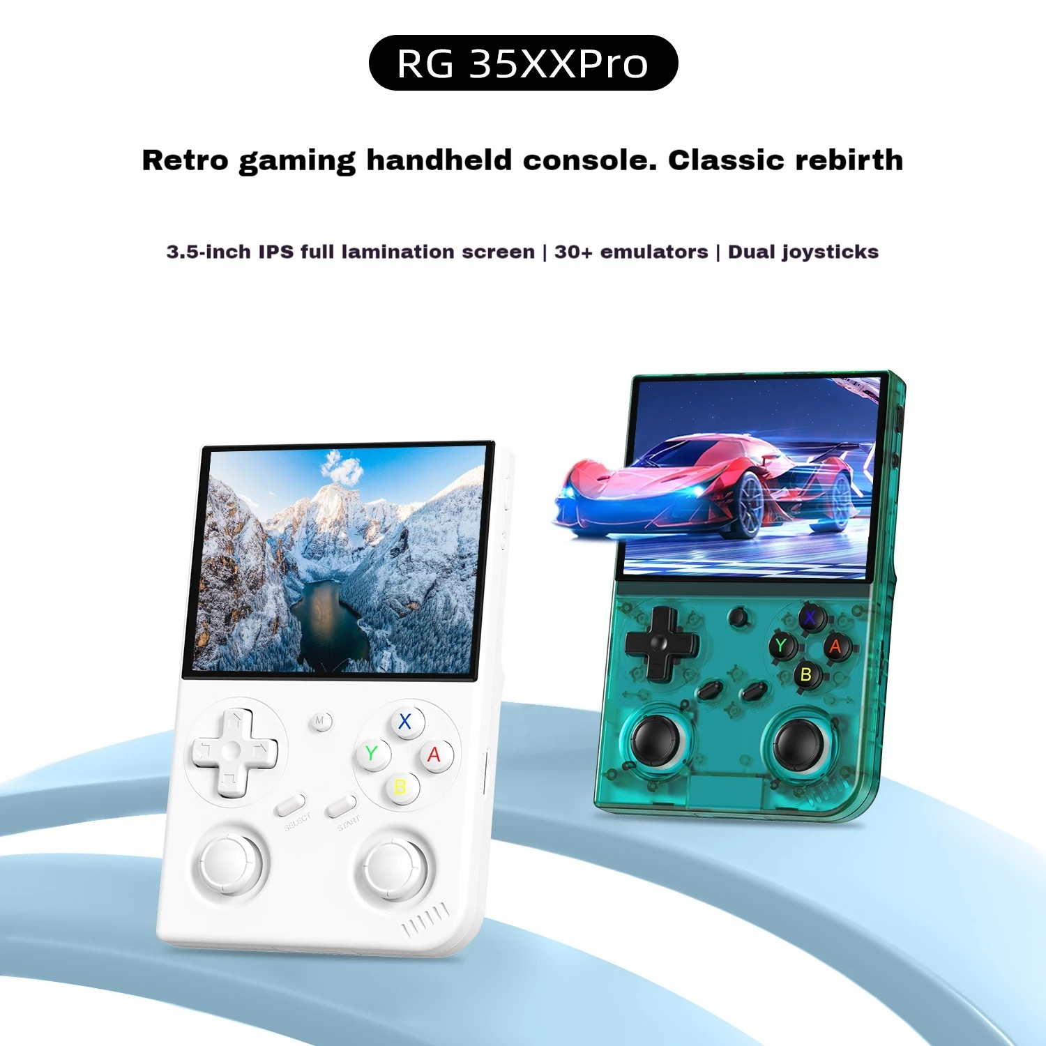 

​ Портативная игровая консоль Anbernic Rg35xx Pro Bluetooth 3,5 дюйма Ips H700 Четырехъядерный кронштейн Cortex-A53 Linux 64-битный двойной джойстик Psp