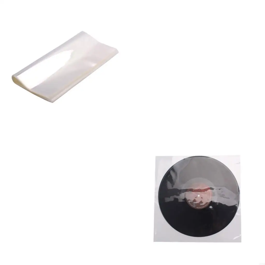 

50 шт. прозрачные защитные чехлы для чехлов для пластинок, сумки для хранения размером 12,6x12,6 дюйма