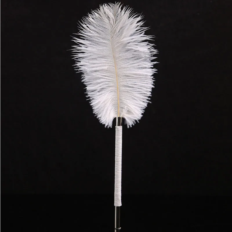 36 سنتيمتر عالية الجودة ريشة الحصان سوط مرحلة أزياء مسرحية ، السياط الفضائية تأثيري الأداء الدعائم
