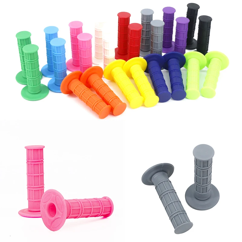 12 Colours Universal Handle Grips Dirt Pit Bike Motorcycle Motocross Motorbike Handle Bar Grip For CRF YZF KXF SXF SSR SDG BSE