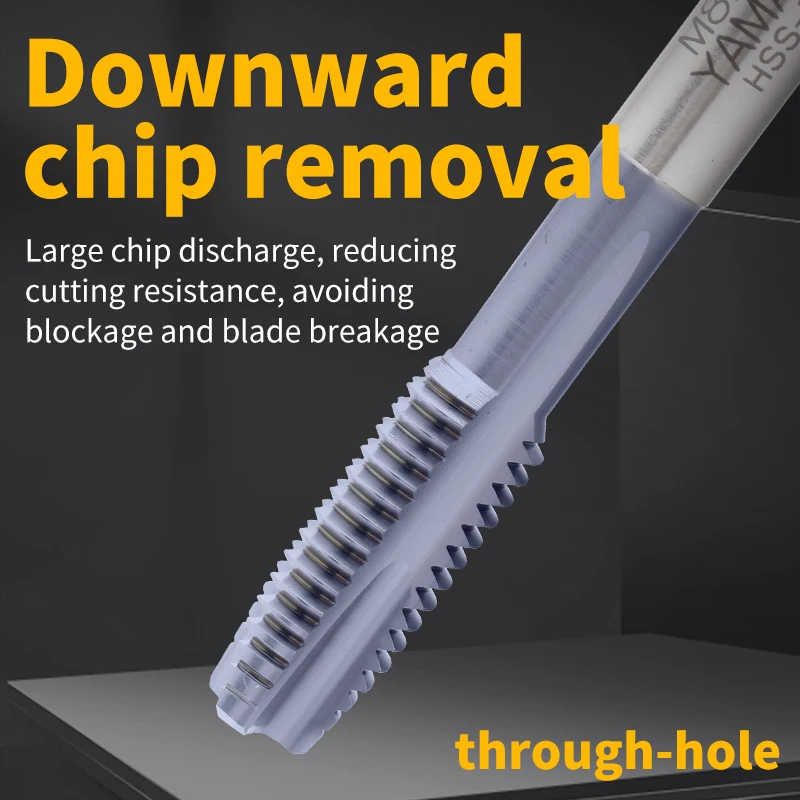 

1 шт. Японский спиральный метчик YAMAWA HSSE M15 M16 M18 M20 M22 M24 M27 M30 x1/1.5/2/2.5/3/3.5 для машинной нарезки резьбы, высокое качество
