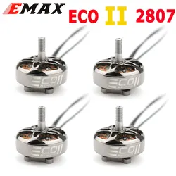 EMAX ECOII 2807 1300KV 6S / 1700KV 4S Brushless Motor W/ 4mm Shaft Compatible 6-7inch propeller for RC FPV Racing Drone