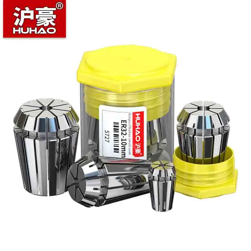 

HUHAO 1PCS ER16 ER20 ER32 ER Spring Collet Chuck High Precision 0.008mm for CNC Milling Cutter Holder Engraving Machine Lathe