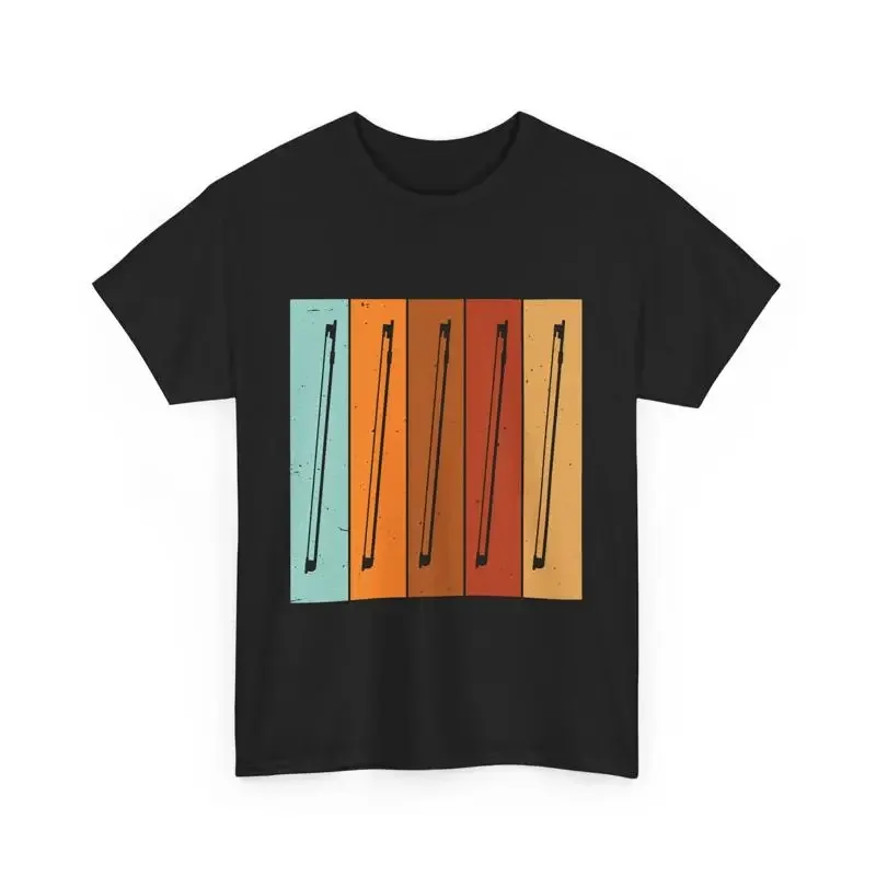 Musician String Player Vintage Retro 70's Bow T shirt
