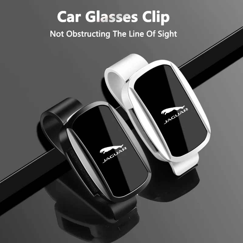 

Car Sun Visor Glasses Holder Sunglasses Case Eyeglasses Clip For Jaguar X S F XF XE XJ XK XEL XFL XJL XJ6 XJS XKR XFR F-Type F