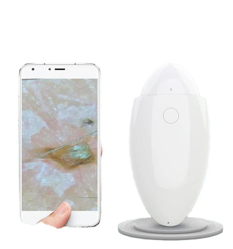 

Ai Skin Analyzer Portable Skin Detector Wireless Skin Scalp Camera HD1080P 5Gwifi Compatible with Android, IOS and Windows Os