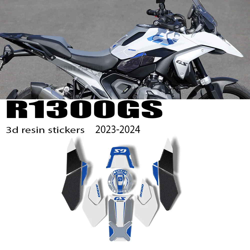 For BMW GS 1300 R1300GS R 1300 GS 2024 Motorcycle Accessories 3D Epoxy Resin Sticker Protection Kit