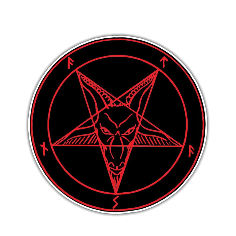 N884# Self-adhesive Decal For Satan Devil Demon Evil Hell Car Sticker Waterproof Auto Decors on Bumper Rear Window Laptop