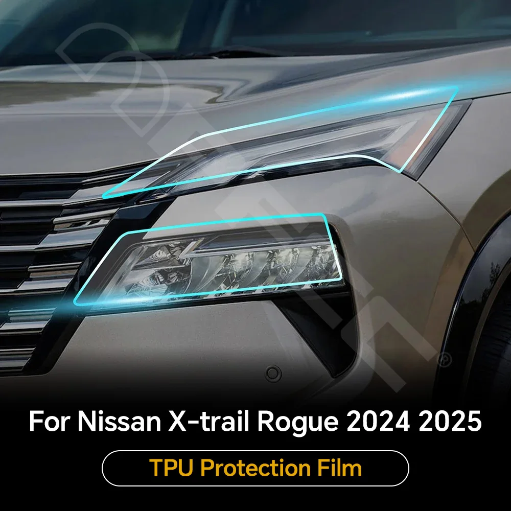 

Защитная пленка для фар заднего вида B C Pillars, защитная пленка из ТПУ для Nissan ROGUE 2024 2025, защита от царапин, предварительно вырезанный PPF, прозрачный бюстгальтер, устойчивый