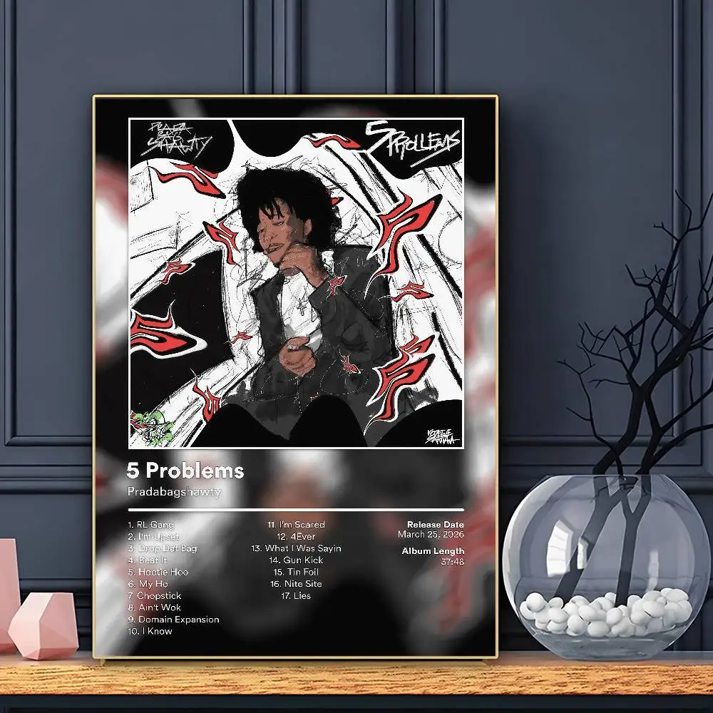 Singer Pradabagshawty Album Poster HD Posters Home Room Bar Cafe Decor Wall Art Painting Picture