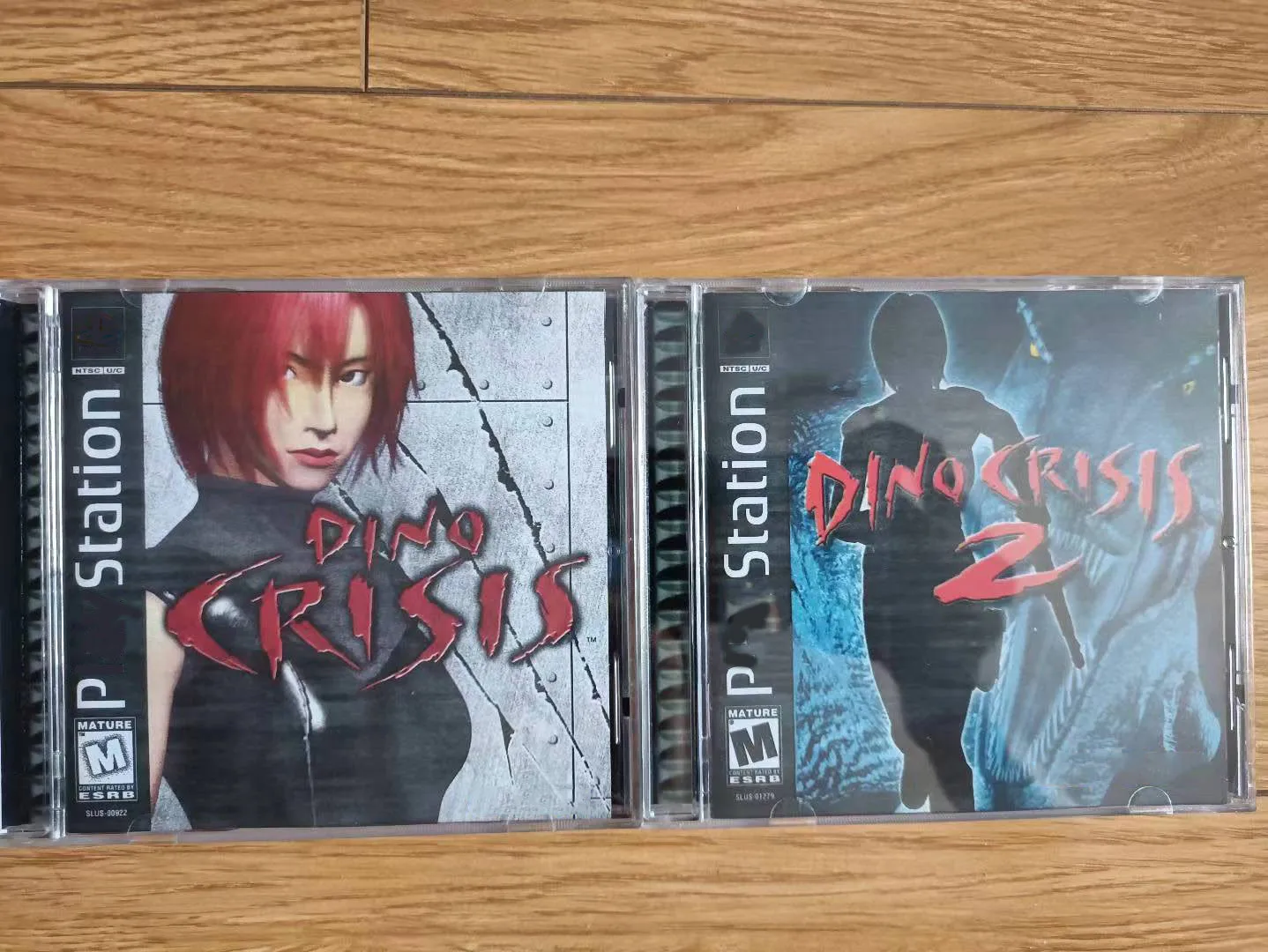 PS1 Dino Crisis Series With Manual Copy Game Disc Unlock Console Station1 Retro Optical Driver Video Game Parts