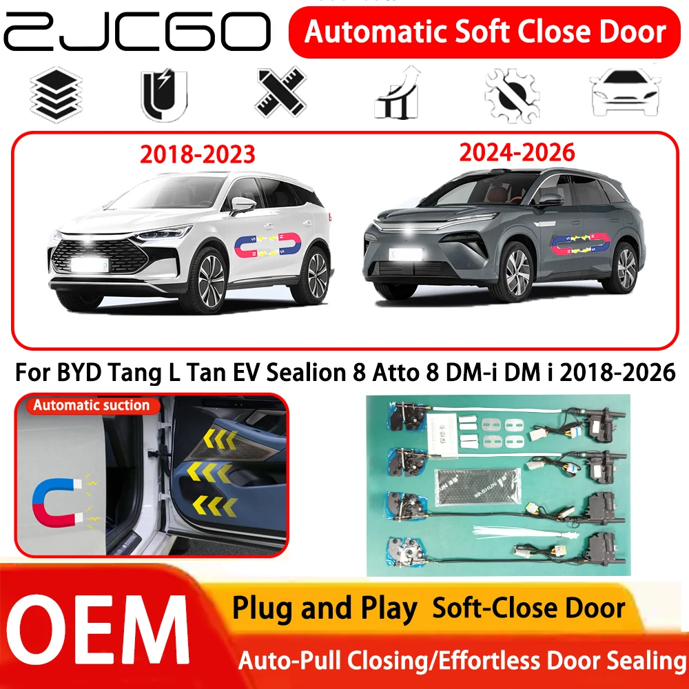 

for BYD Tang L Tan EV Sealion 8 Atto 8 DM-i DM i 2018-2026 Car OEM Plug and Play Automatic Electric Soft Close Door System