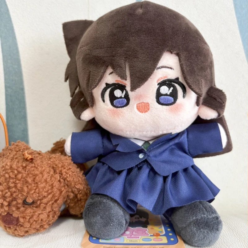 공식 명탐정 코난 애니메이션 주변 상품 귀여운 카이토 키드 쿠도 신이치 모리 란 Q 버전 봉제 인형 15cm 팬들을 위한 휴일 선물