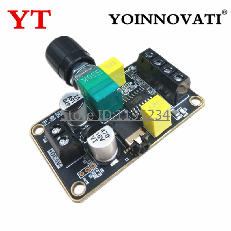 1pcs 5Wx2 Stereo Dual Channel Digital Amplifier Board PAM8406 Audio Amplifier Module 5V Class D Amplifier