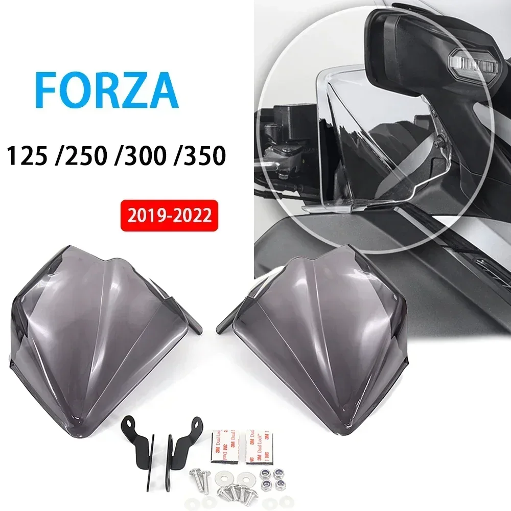 For Honda Forza 125 250 300 350 2019 2020 2021 2022 Hand Guard Wind Deflector Protector Motorcycle Parts Windshield Side Panels 