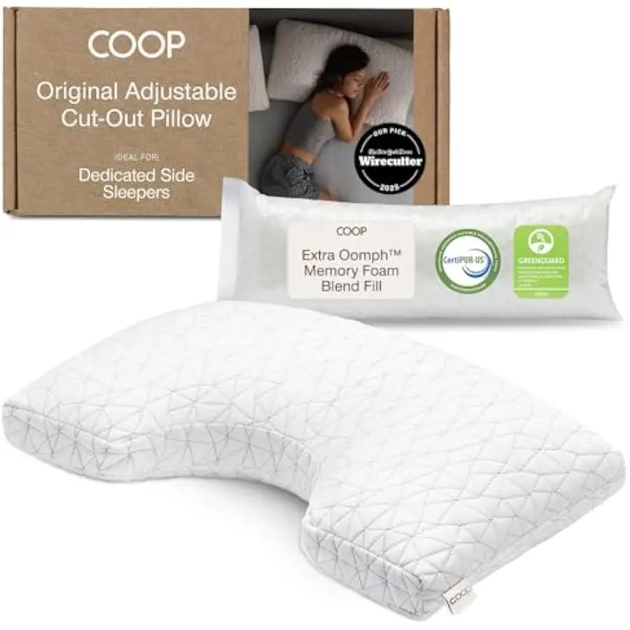 Coop Home Goods Adjustable Memory Foam Pillow