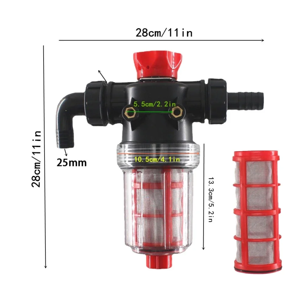 Irrigation Water Pump Filter Featuring Inline Strainer with Double Layer Fine Mesh for Effective Debris Prevention