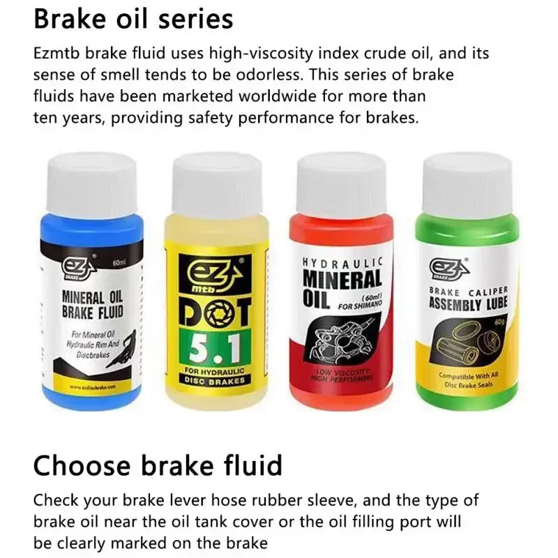 Bicycle Brake Mineral Oil System 60ml Fluid Aceite Cycling Mountain Bike Brake Fluid for Shimano Mineral Oil Bike Accessories