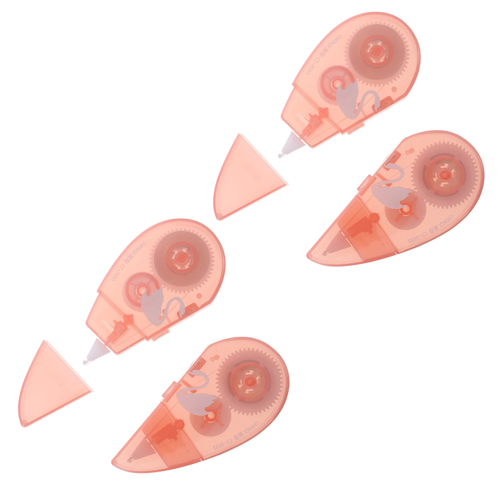 

2Pcs Heart Shaped Correction Tape Kids School Stationery Rewrite Mistakes Easily Great Gift Students correction for kids