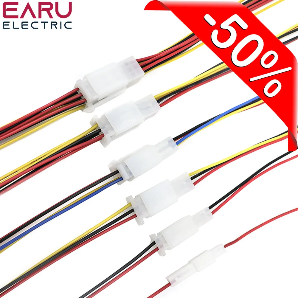 1 set  2.8mm Automotive Electrical Connector Kit (Male/Female) with 1, 2, 3 Pin Terminals for Car, Motorcycle, E-bike