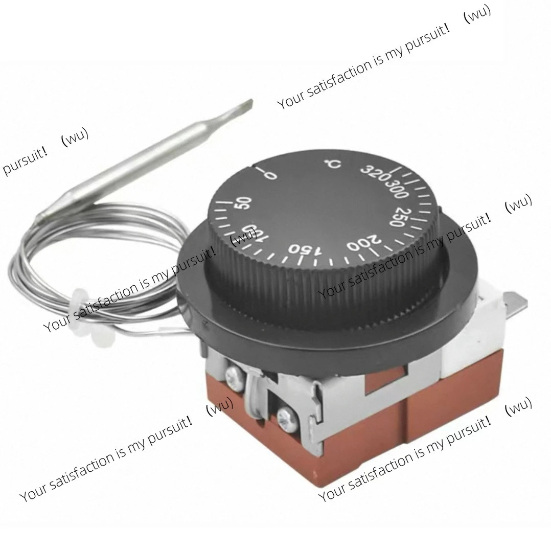 Adjustable bulb capillary thermostat, control switch