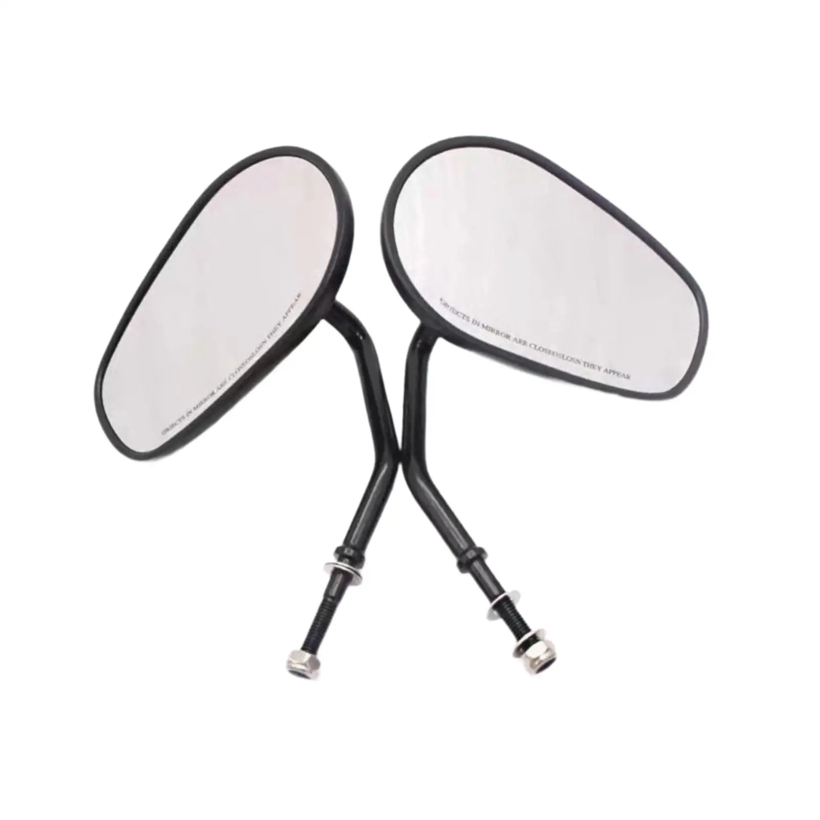 2x Motorcycle Rear View Mirrors Replace Practical Portable Sturdy High