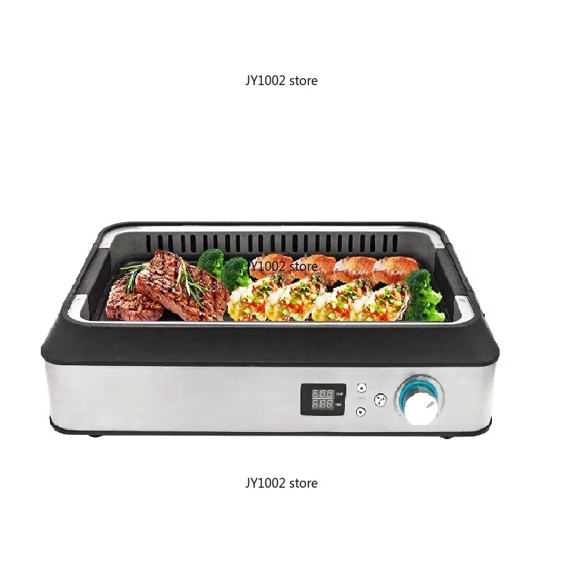 

Popular Products 1500W Smokeless Aluminum Alloy Grill Temperature Control Household Hotel Indoor Outdoor Barbeque