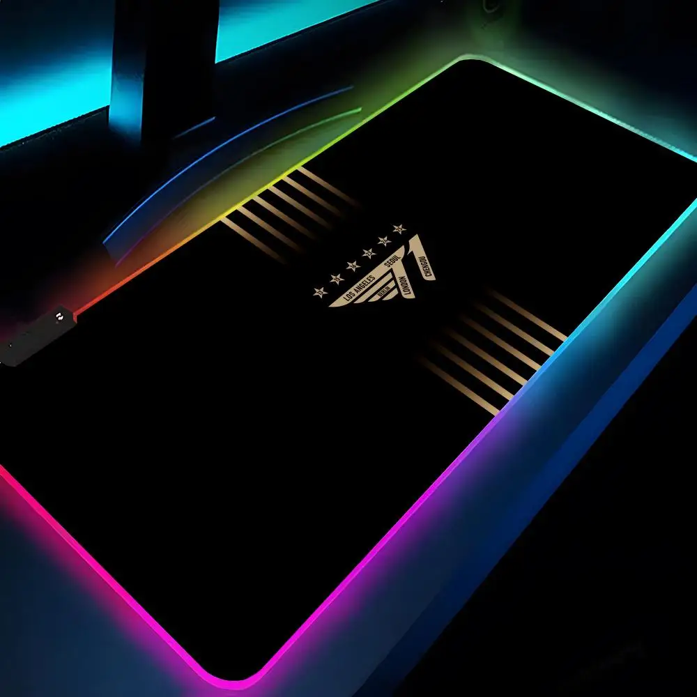 

2025 Game T1 S-SKT Mouse Pad Rgb Xxl Laptop Mat Gaming Mousepad Backlit Keyboard Gamer Girl Table Pads Desk