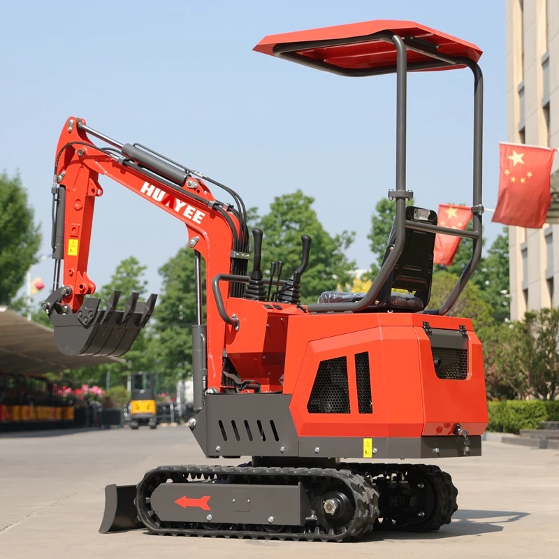 Customize Mini Excavator 1 Ton Home Small Escavatore China Wholesale Mini Digger High Efficiency New Crawler Excavator Price