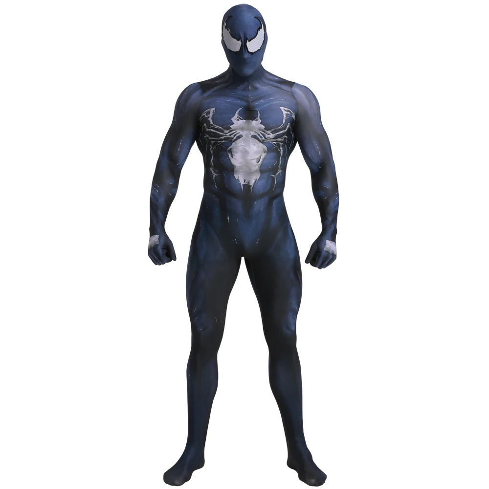 Venom Symbiote Spiderman Cosplay Superhero 3D Printed Spandex Bodysuits Zenzai Suit Spiderman Costume Halloween Costume Outfits