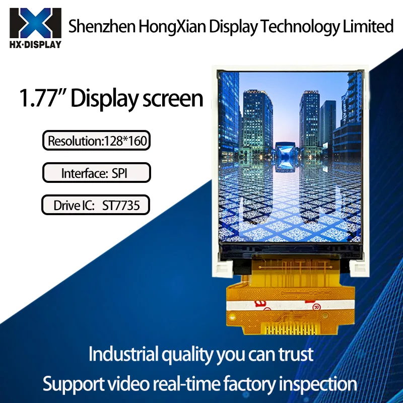 

1.77-Inch LCD Display 128*160 ST7735 SPI LCD Module Display Small Instrument No Touch Screen Free shipping