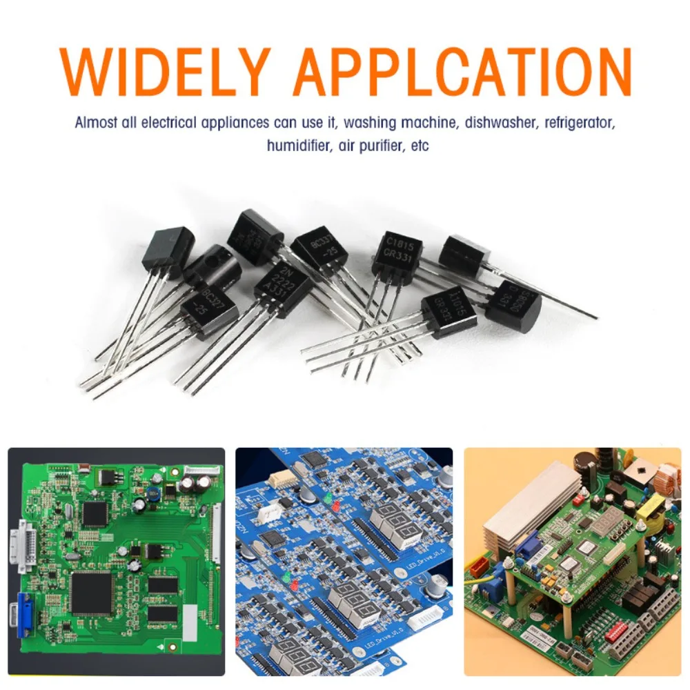 2N2222 Transistor Kit, TO - 92 Package, NPN Bipolar Transistor, PNP Transistor Pair, 50/100 Pieces