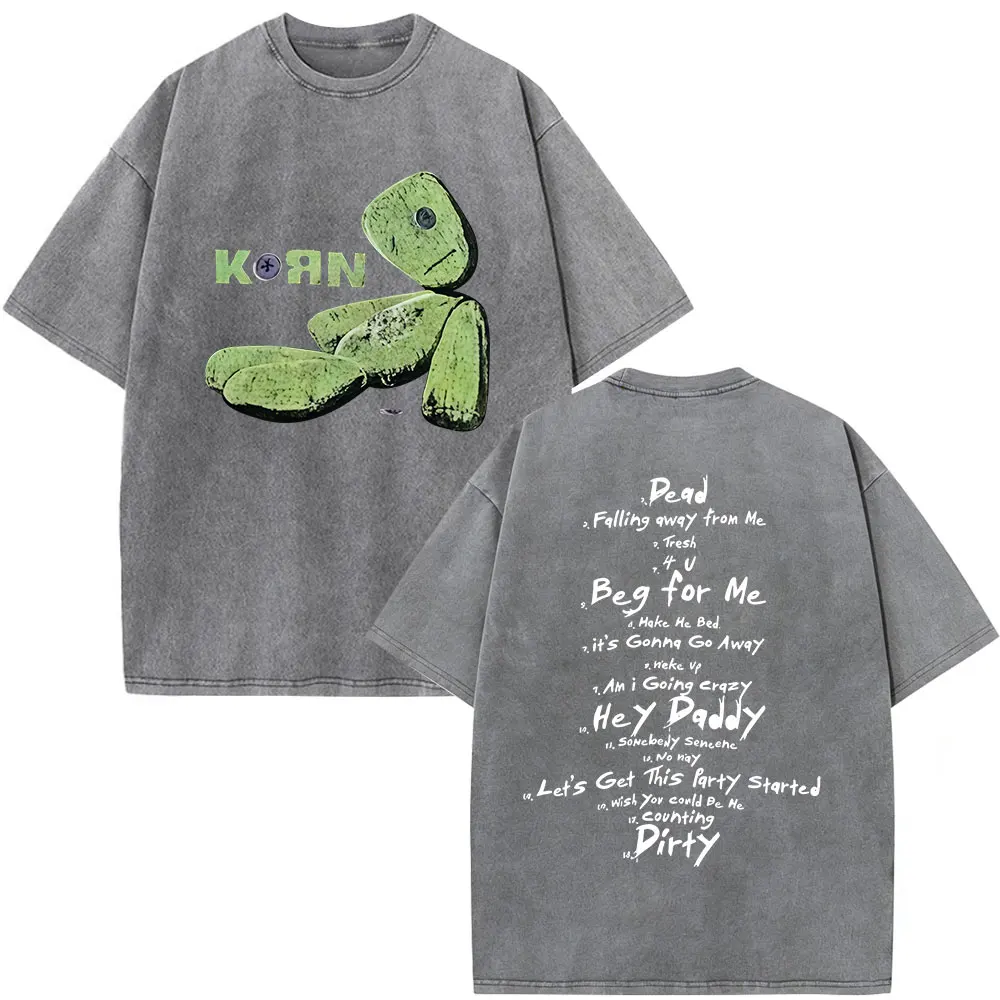 Korn Tour 2026 Vintage Washed T-Shirt Men