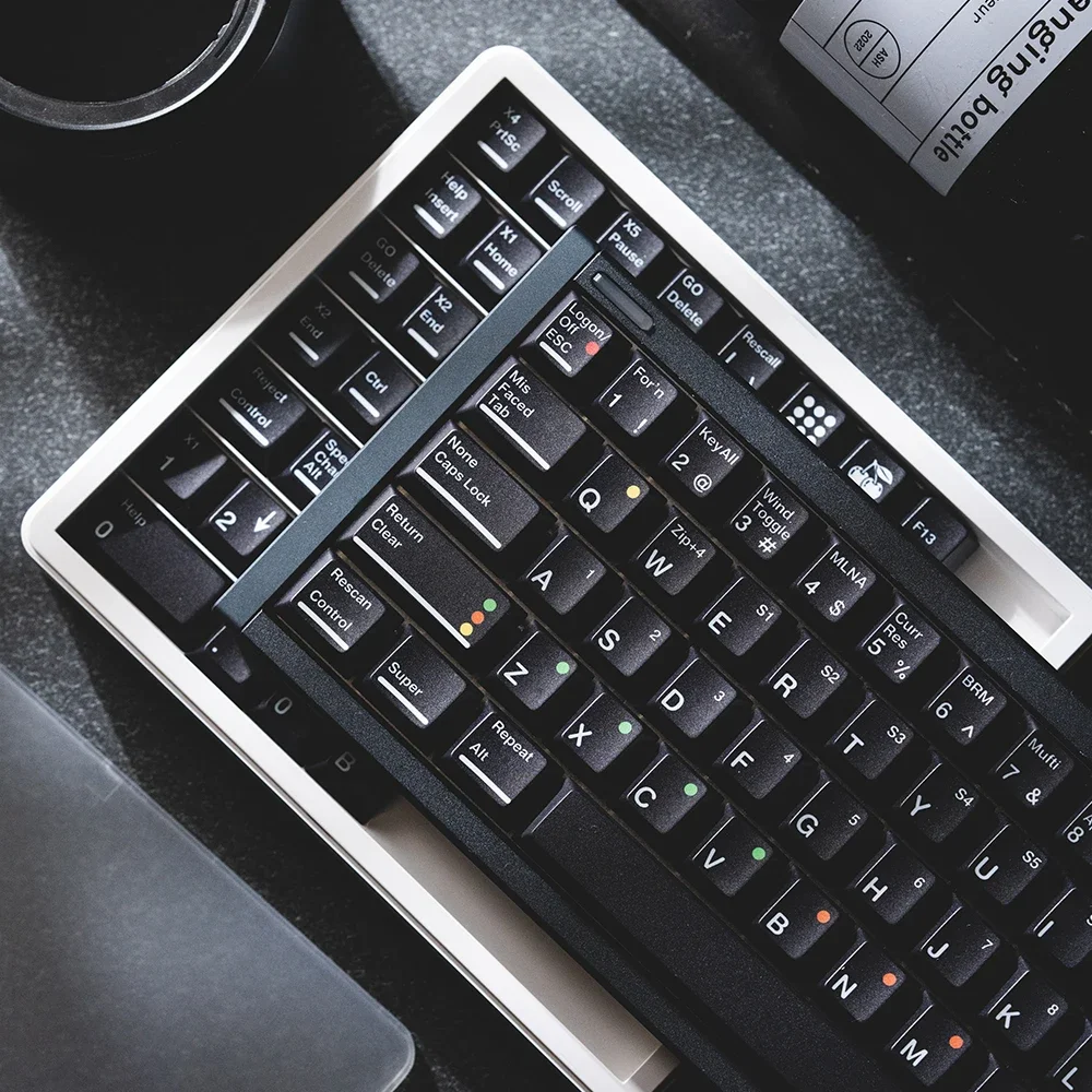 FBB SBK Black Key Cap 145keys PBT Thermal Sublimation Cherry Profile Key Cap 1.7mm Customized Keyboard Caps PC Accessories