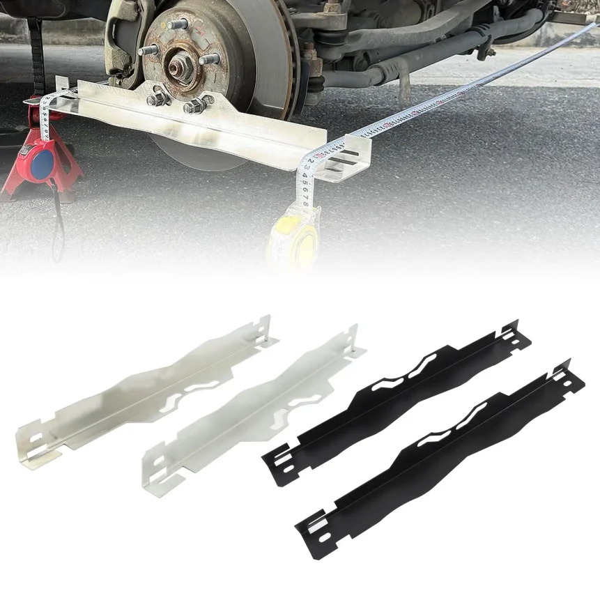 Toe Alignment Tool Plates Stainless Steel Accurate Wheel Alignment Measurements Wheel Alignment Tool with Hanging Holes for Car view 3