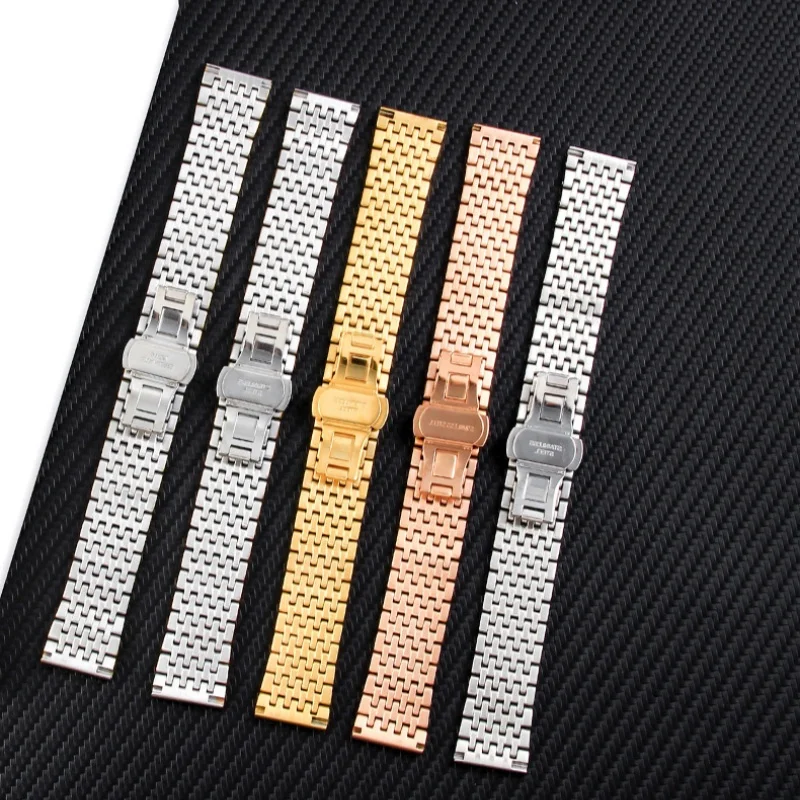 14mm 16mm 18mm 20mm 22mm High Quality Ultra Thin Stainless Steel Watch Strap for Universal Waterproof Watch Band Accessories