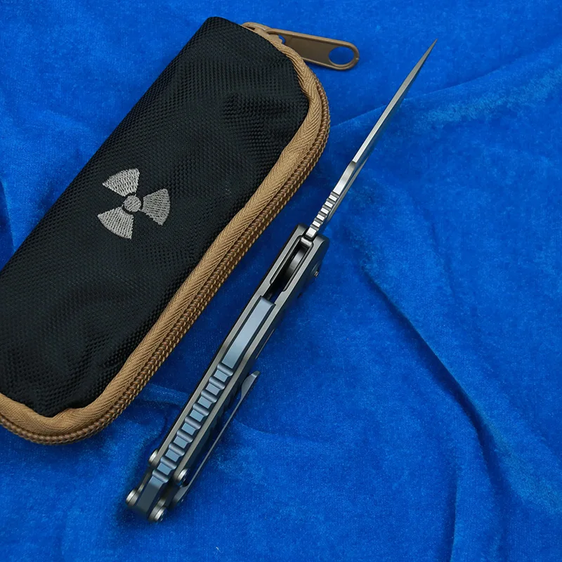 LEMIFSHE nuovo JR9710 coltello pieghevole M390 lama manico in titanio campeggio all'aperto caccia pesca escursionismo sopravvivenza frutta strumenti EDC