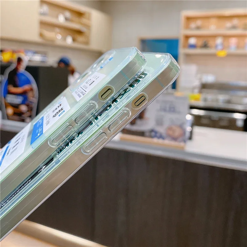 اليابان الإبداعية التسمية أوساكا كيوتو قضية الهاتف آيفون 11 12 13 14 15 16 برو ماكس mini XS SE زائد شفافة لينة غطاء من السيليكون