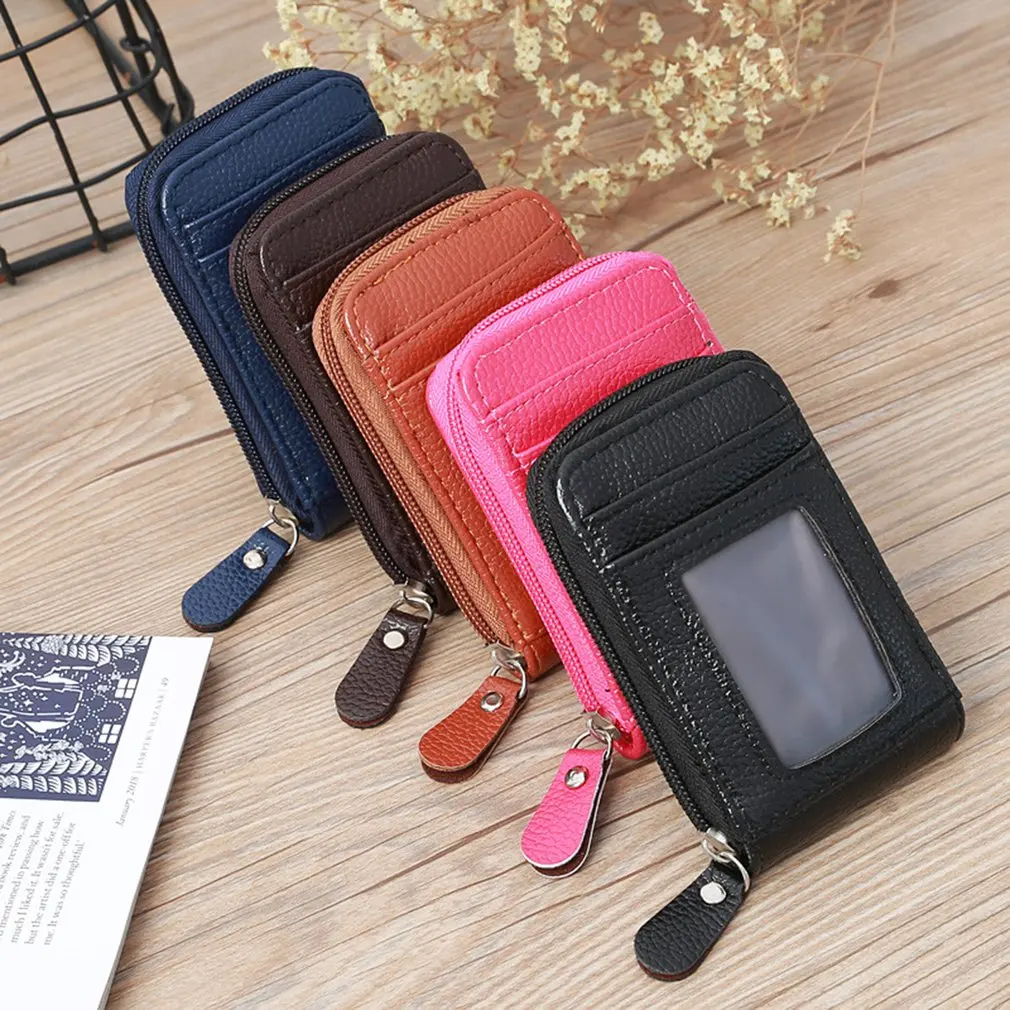 Korean Version New PU Leather Fresh Casual Coin Wallet Fashion Cartoon Men Women Credit Passport Card Bag Christmas gift