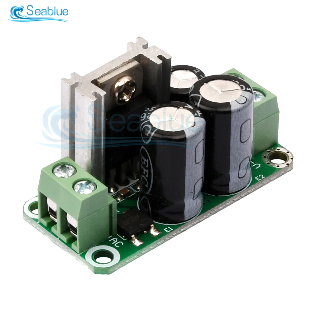 5Pcs Single Regulated Power Supply Module DC 5V 6V 9V 12V 15V 18V 24V Rectifier Filter Board 7805/7812/7824 1A Amplifier