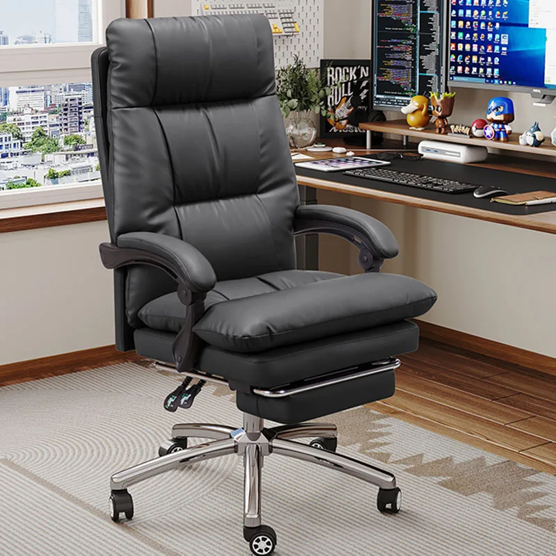 Ergonomic Gaming Chair Cheap Computer Zero Gravity Nordic Chair Rocking Study Leather Sedie Da Pranzo Balcony Furniture XF25XP